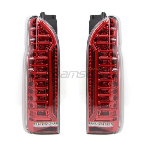 LED Rear Tail Light Assembly For Toyota HiAce 2004-2018 Brake Lamp With Turn Red - Picture 2 of 14