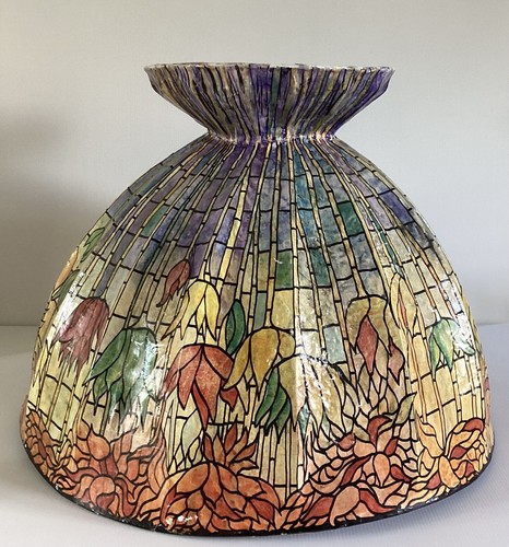 Joni Beamish Lamp Light Shade papier-mâché Contempory Art Sculpture Texas large - Picture 8 of 23