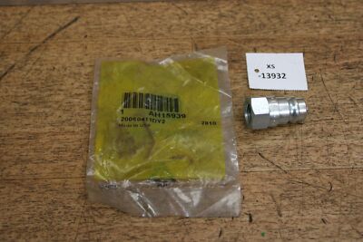 John Deere AH15939 Hydr.Quick Coupler P NOS NEU genuine xs13932