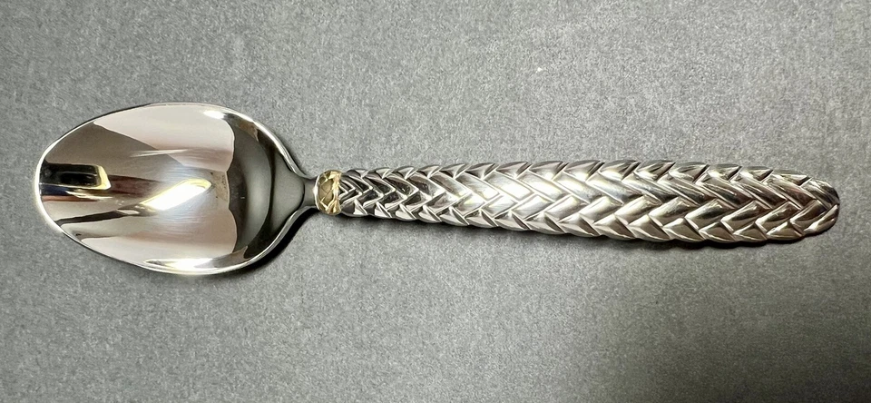 JUEGO RALPH LAUREN DORADO ECUESTRE 4 CUCHARAS SOPERAS, ACERO INOXIDABLE 18/8, COREA/JAPÓN Foto 4 de 4