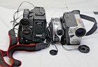 Handheld Video Camera Lot - Untested - Comes with everything shown