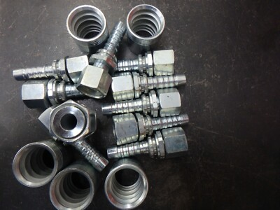 #ad #ad Gates G20230 0808 8GS 8FFORX Hydraulic Fittings with Crimp Collars 20 pcs $225.34