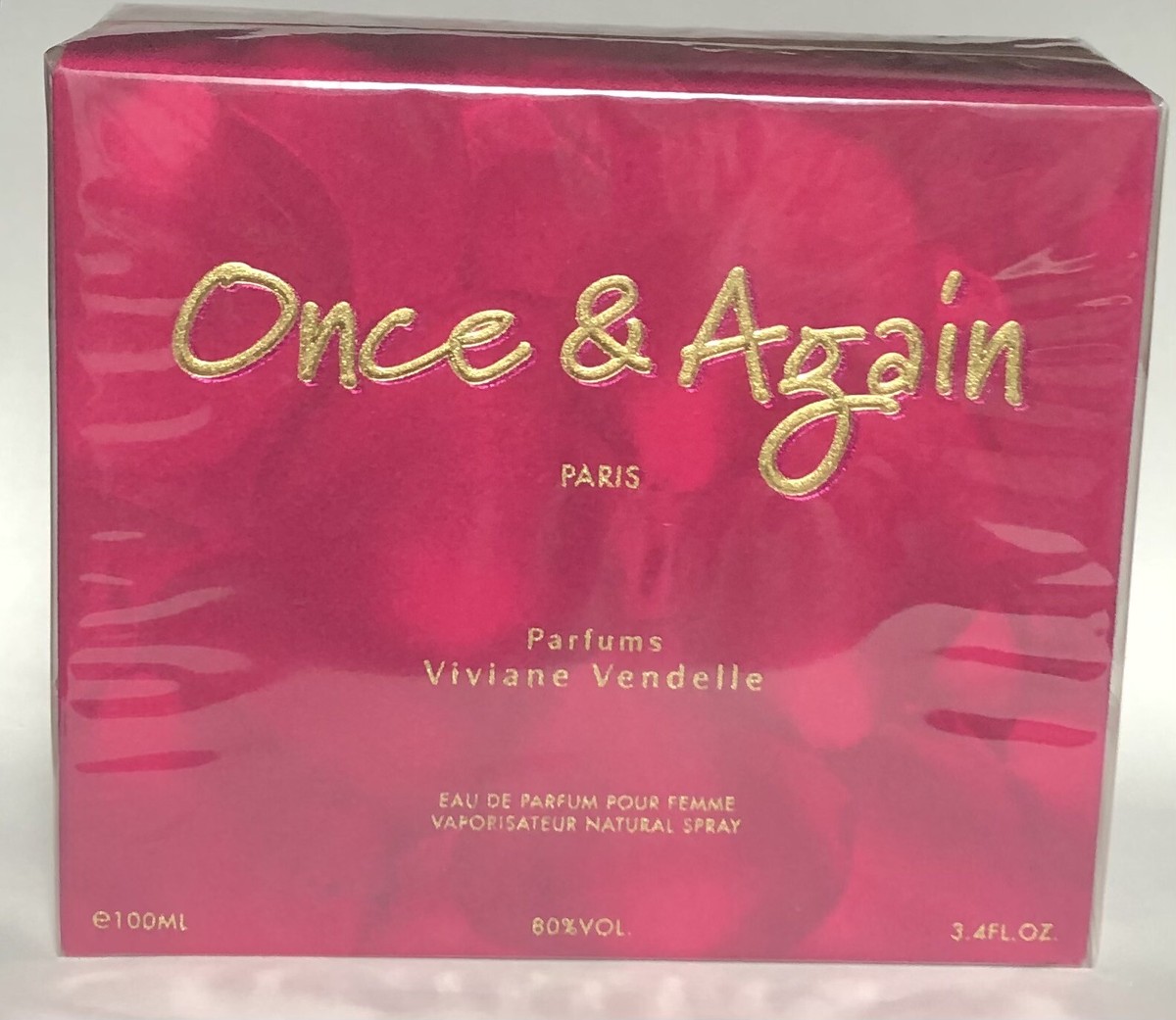 Once & Again by Viviane Vendelle 3.4oz /100 ml Eau de Parfum Spray