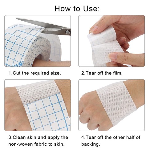 Breathable Medical Tape NOn woven Adhesive Wound Dressing Medical Fixation