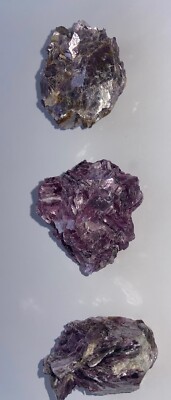 Funkelnder seltener lila Glimmer HOCHWERTIG Metallic Rohkristall Mineral Reiki 4-6cm
