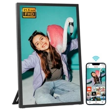 21.5 inch FRAMEO Digital Photo Frame 64GB Storage WiFi Smart Digital Picture ...