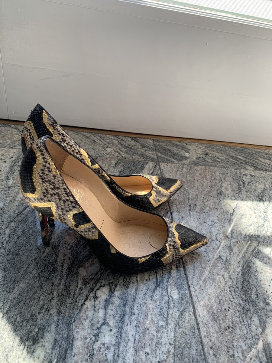 christian louboutin 34.5 python | eBay