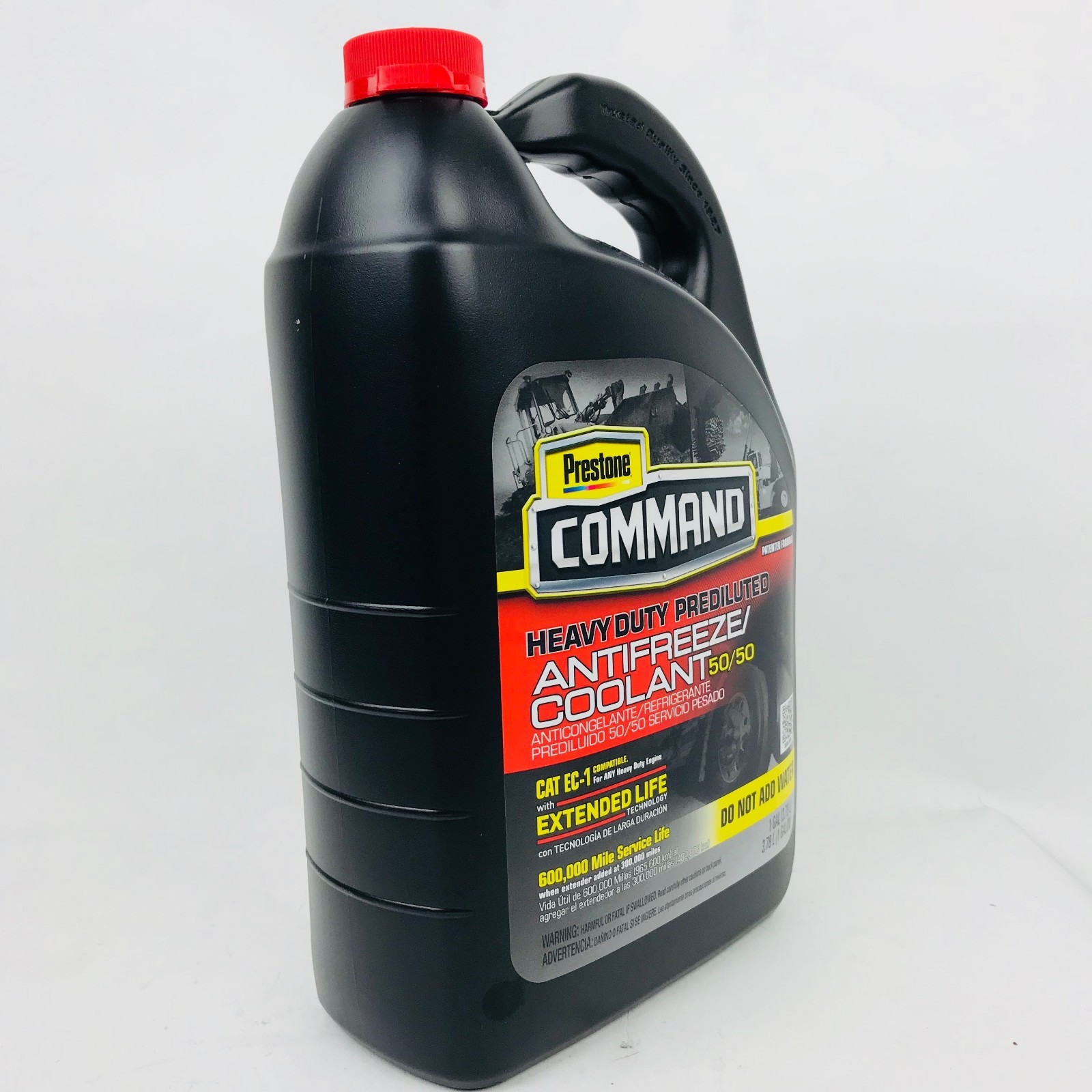 50/50 RED ANTIFREEZE/COOLANT HEAVY DUTY PREDILUTED PRESTONE COMMAND eBay
