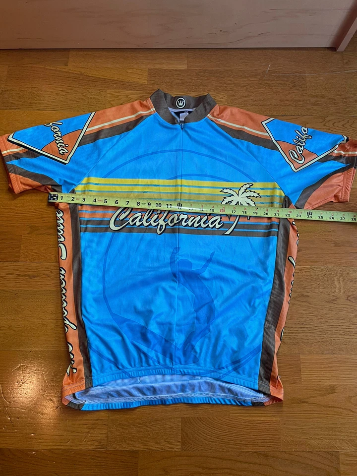 Camiseta de Ciclismo Canari Talla XL 50% Cremallera 3 Bolsillos Traseros Hecha en EE. UU. Foto 4 de 4