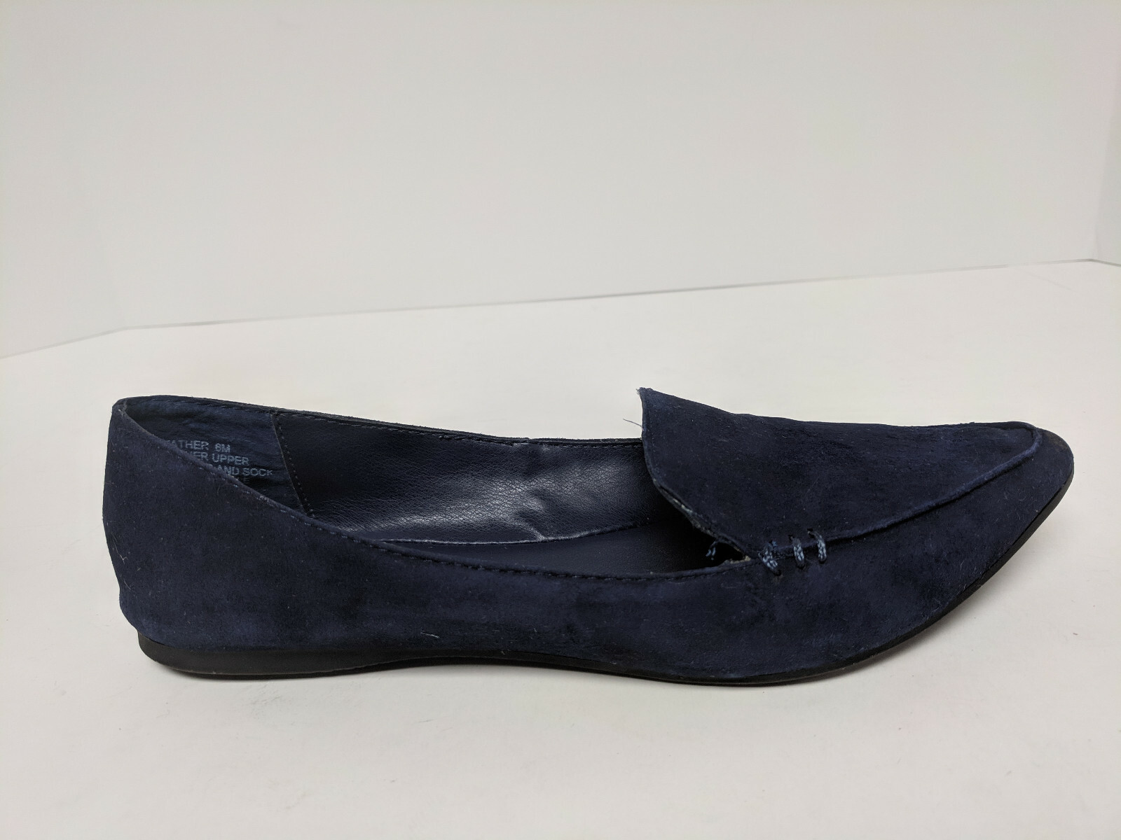 Steve Madden Feather Loafer Flats, Navy 