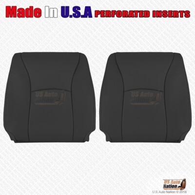 Driver & Passenger Tops Leather Cover Black FITS 2004 2005 Toyota Highlander