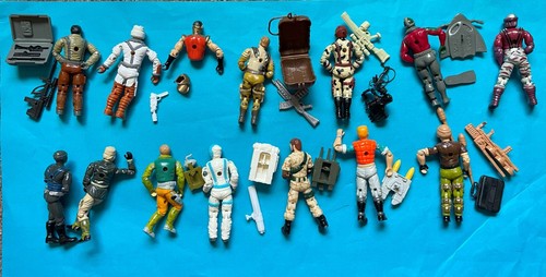 Vintage 1990 Hasbro G.I. JOE 3.75" Action Figures Lot of 14 - Picture 2 of 2