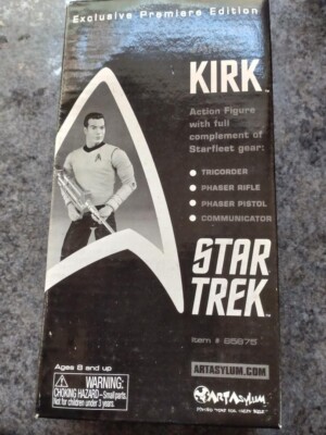 Art Asylum Exclusive Premiere Star Trek 7'' Captain James T Kirk Actionfigur
