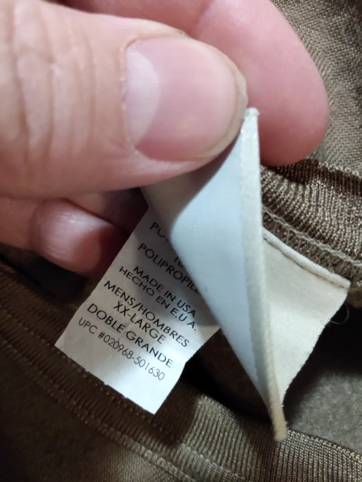 Винтажная охотничья рубашка Winchester базовый слой с длинным рукавом XXL для улицы - Изображение 4 из 4