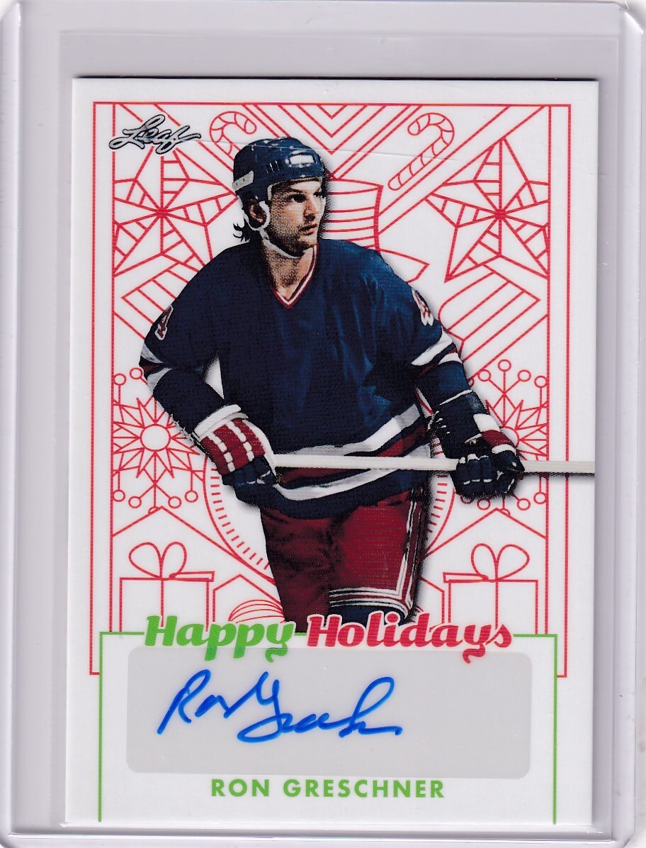 2023 Leaf Holiday Pack Autograph #BA-RG1 Ron Greschner