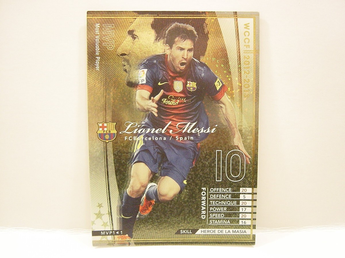 Panini WCCF 2012-13 MVP Lionel Messi No.10 FC Barcelona 2012 FIFA