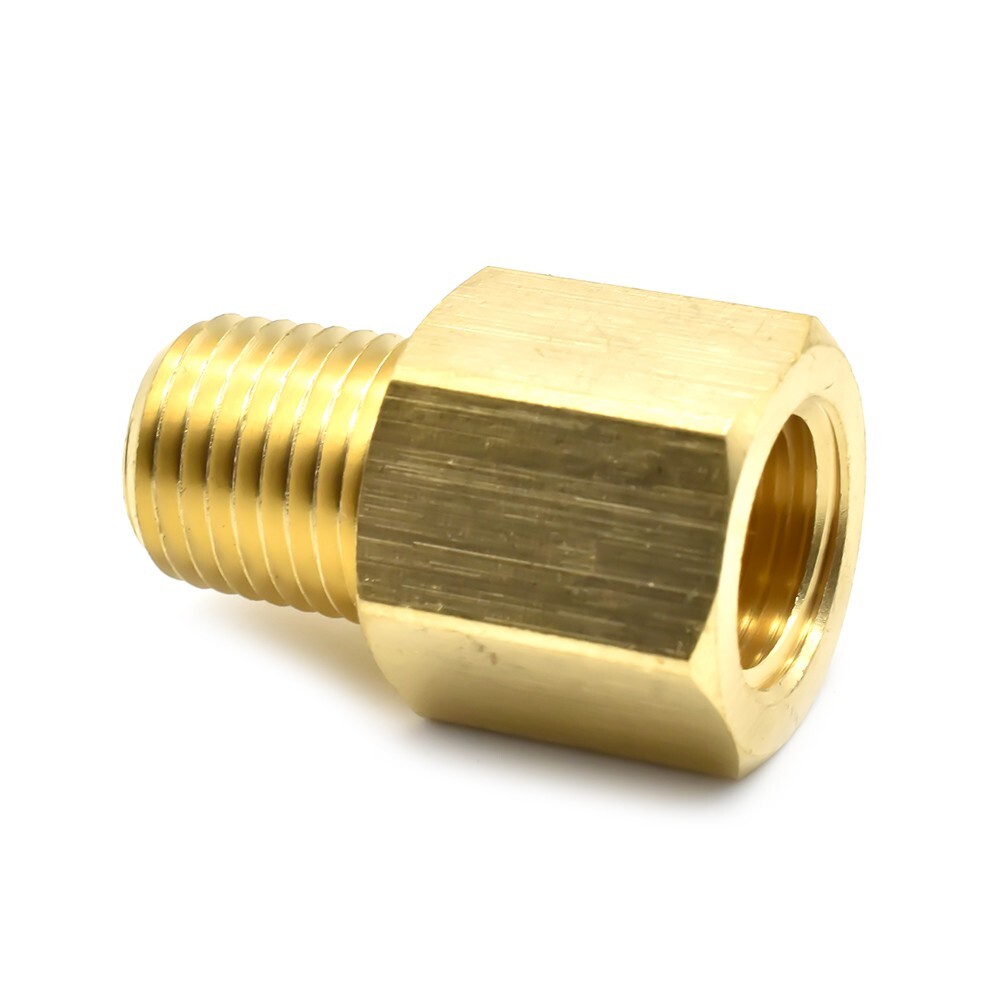 1/4" NPT Male x 1/4" NPT Female Hex Bushing Adapter Brass Fitting- FB404