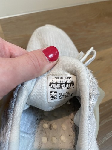 adidas Womens UltraBOOST 3.0 Running Shoes White Pearl Grey WOMENS SIZE 8.5 - Picture 5 of 7
