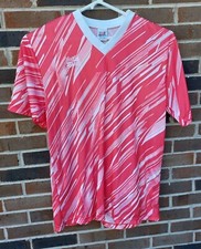 Vintage 90s Union Jacks Adult XL Soccer Jersey Red White England 