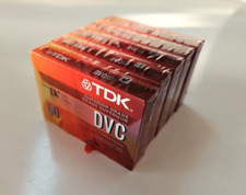 5-Pack Lot | TDK DVC 60 Mini DV Digital Video Cassette Tapes Superior Grade