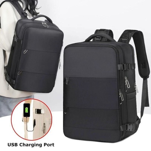 18" Laptop Bag Travel Backpack Capacity Carry on Backpack Lightweight US - Picture 6 of 14