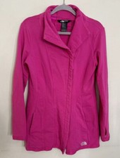 The North Face Mid Length Pink Zip Up Sweater Women s Size Medium