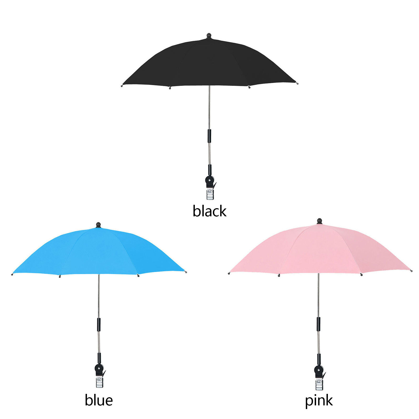 Chair Umbrella Clip On Parasol Clamp Patio Beach Chairs Wheelchairs