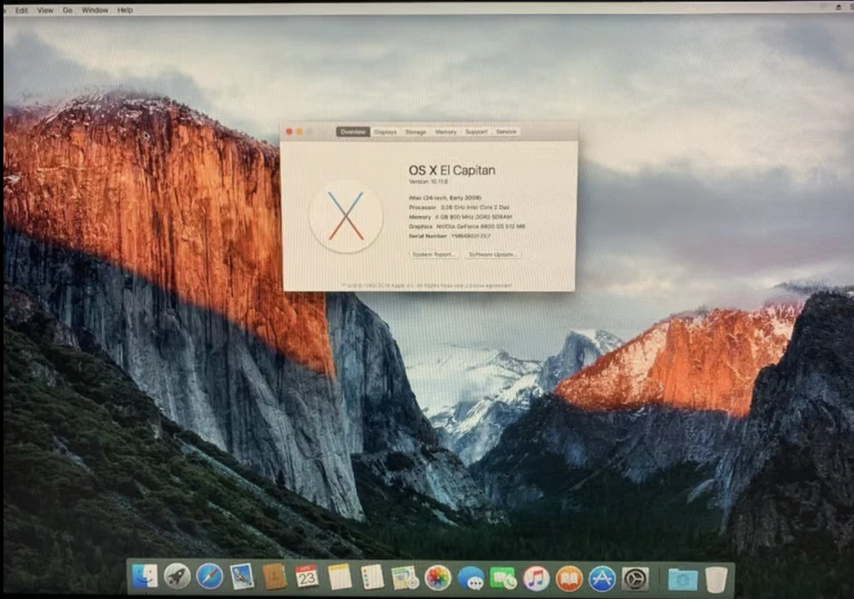 iMac 24 inch 2008 - Apple - Intel Core 2 Duo - 3.06ghz - 4GB RAM - 250GB HDD - Image 2 of 4