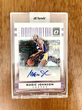2016-17 Panini Donruss Magic Johnson Hall Dominator Auto 21/25