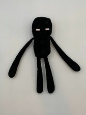 2013 Mojang Minecraft Enderman 10" Plush Black Soft Stuffed Toy Jazwares Pink