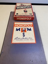 1936-1954 Monopoly Board Game & Accessories