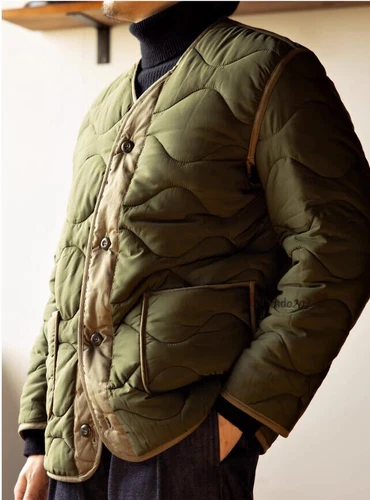 Chaqueta Forradora Red Tornado M-65 Invierno Para Hombre Abrigo Acolchado Verde Ejército - Imagen 7 de 19