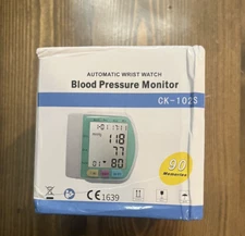 CK-102S Electronic Blood Pressure Monitor Portable LCD Digital Wrist Watch Heart