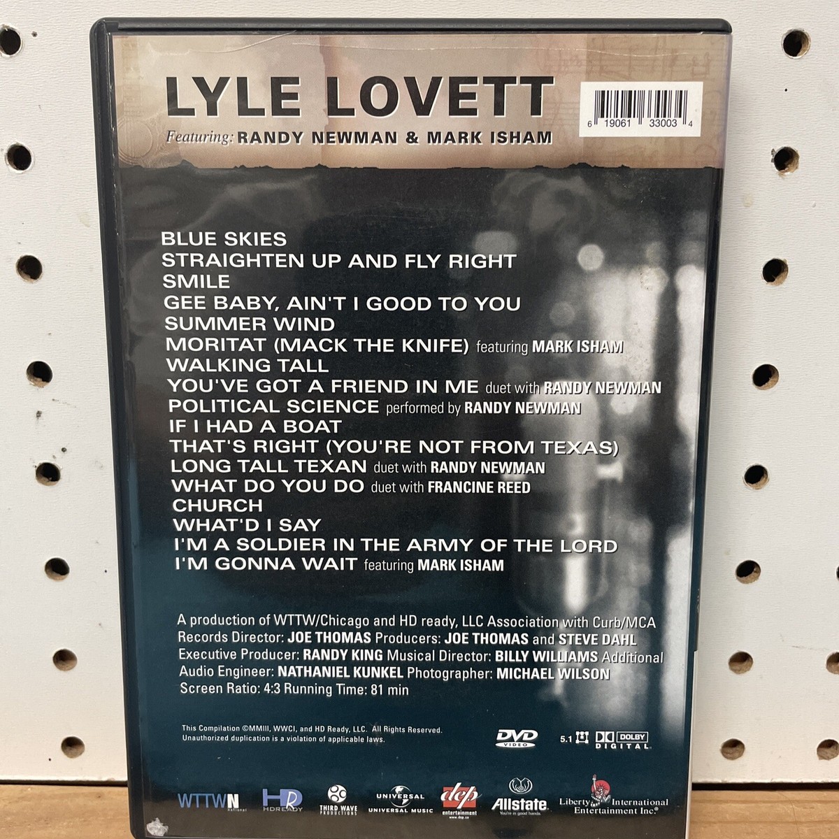 Soundstage Presents - Lyle Lovett featuring Randy Newman and