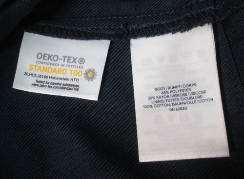 LANDS END Navy School Uniform Pleated Top of Knee Skort Girls 14 *NEW* - Picture 4 of 5