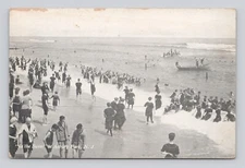 Postcard In the Swim at Asbury  Park NJ