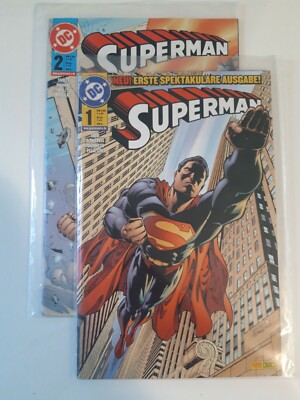 Comic - Superman- # 1-2 (Panini) - Jahr 2001 - Loeb, DeMatteis, McGuinness