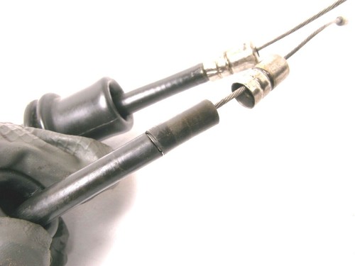 1976 Yamaha RD400 Throttle / Oil Pump Cable 1A0-26260-00-00 CBLE ASSEMBLY, THRTL - Picture 8 of 11