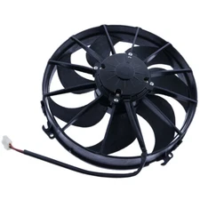 12V For SPAL 30103202 12.00" Extreme Performance Puller Fan with Curved Blades,