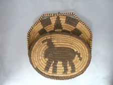 Native American Weave Basket. Very Nice Design. Approx 8.25" Tall