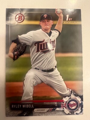 2018 Bowman Draft - Ryley Widell ( Minnesota Twins ) 1st Rookie Prospect #BD-64