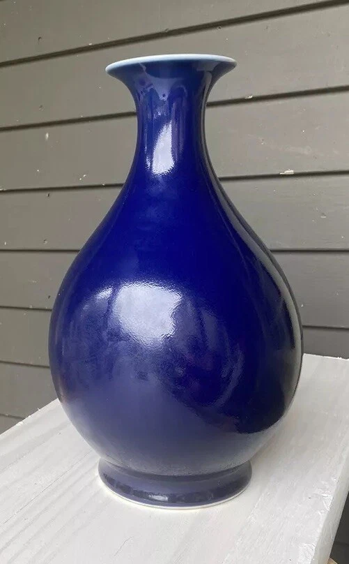 古董蓝色中国花瓶1850-1899 | eBay