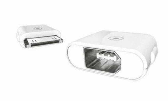 Firewire 400 to Apple 30 pin Adapter Pocketdock Sendstation