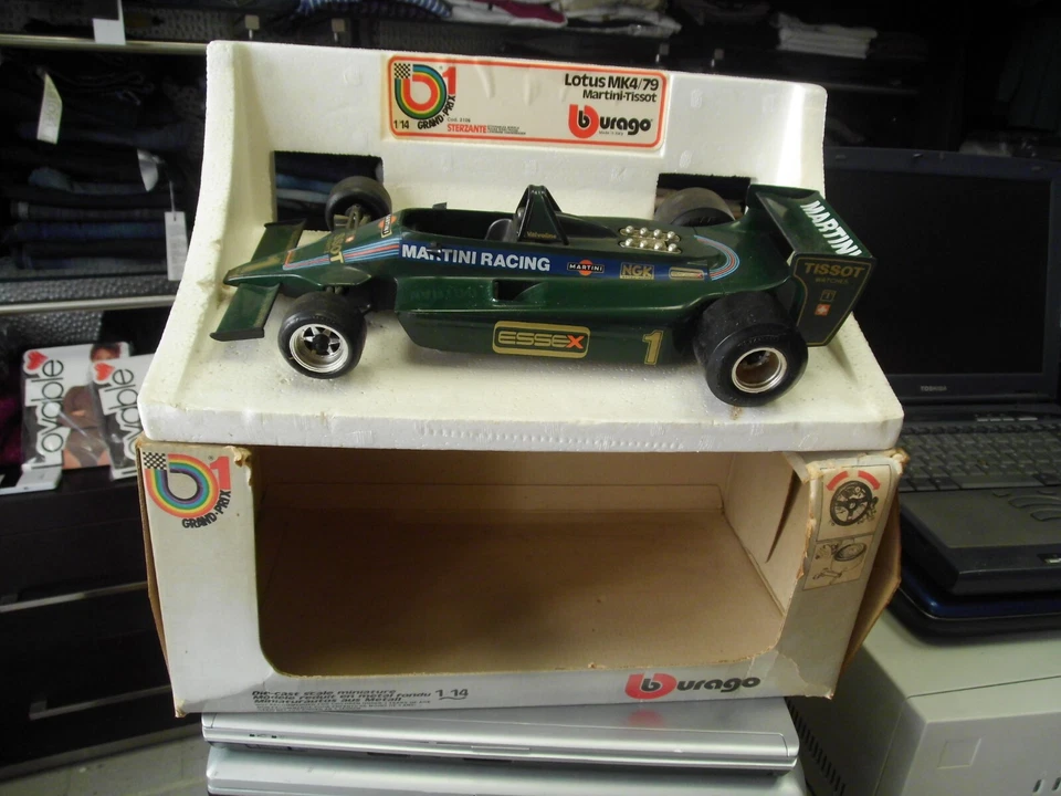 Modello F1 Lotus MK4/79 - Martini Tissot - 1978 - Burago - 1:14 - - Immagine 2 di 2