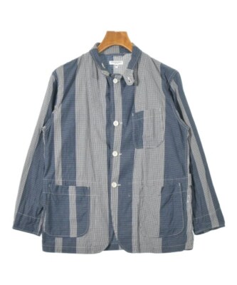 Engineered Garments Casual Jackets NavyxBlackxWhite(Check Pattern) 2200575436015