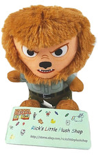 The Wolf Man Toy Halloween Universal Monsters Plush 5" Stuffed Animal Doll Scary