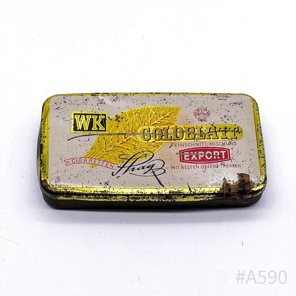 WK Goldblatt Scatola Di Sigarette Lattina Esportazione Miscela Fina | Anni '60 - Immagine 3 di 4