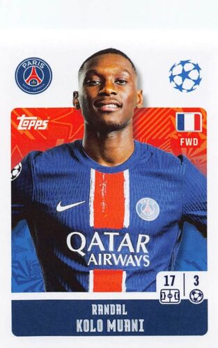Pegatinas TOPPS Champions League UEFA 2024-25 24/25 - #196 - #390 Elige de la lista - Imagen 103 de 200