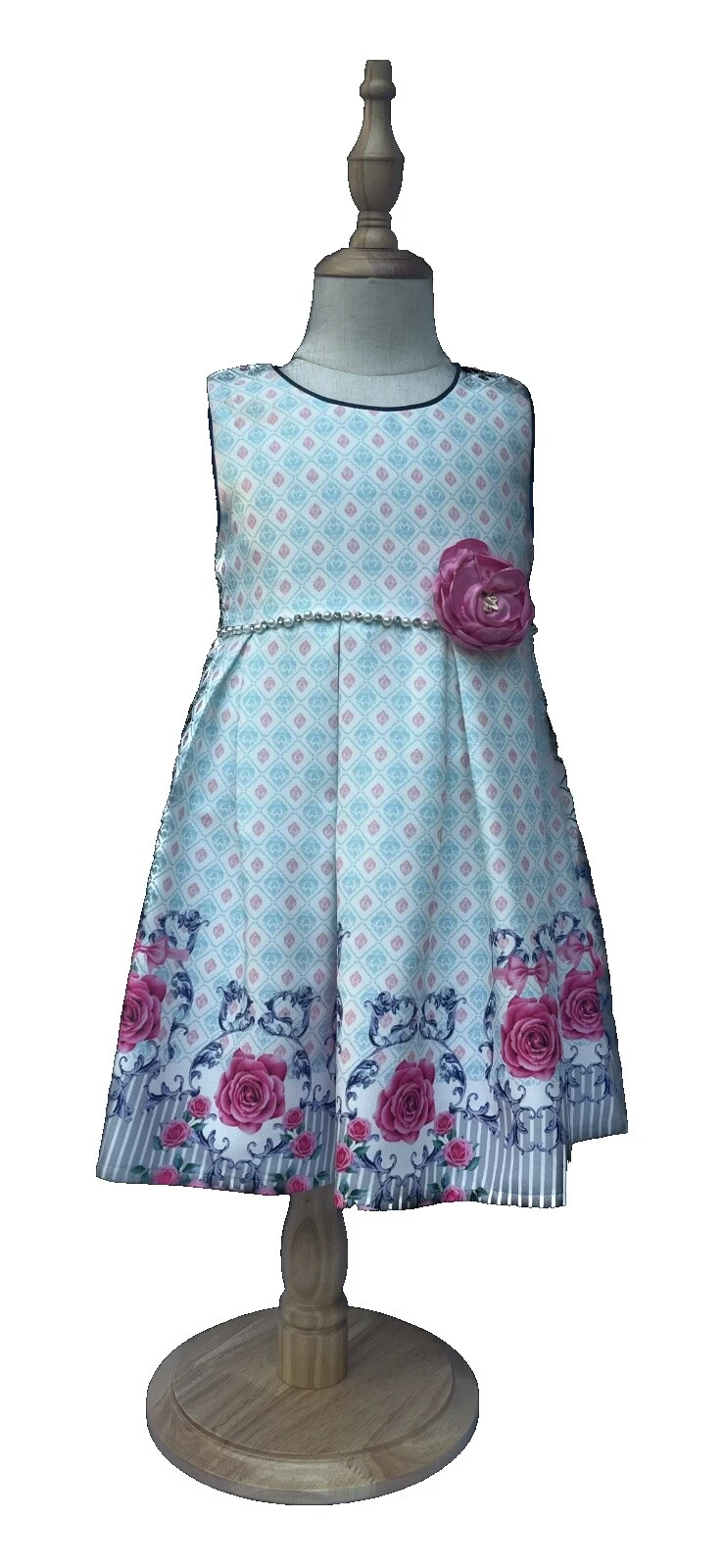 Vestidos de Pascua de Mezcla de Algodón para Niñas