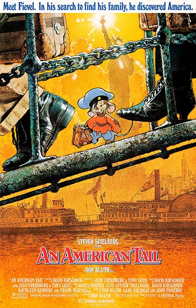 An American Tail - 1986 - Movie Poster | eBay